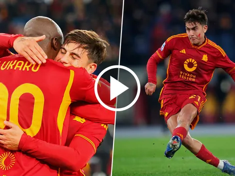 VIDEO | Taco de Lukaku y lujosa definición de Dybala para Roma