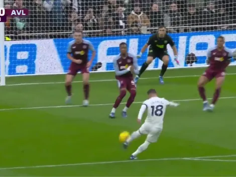 VIDEO | Golazo de Tottenham: Lo Celso le rompió el arco a Dibu Martínez con una volea soñada