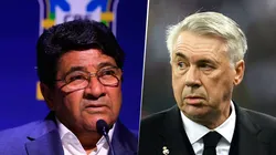 Ednaldo Rodrigues buscó a Ancelotti para la selección de Brasil, sin éxito (Getty Images).