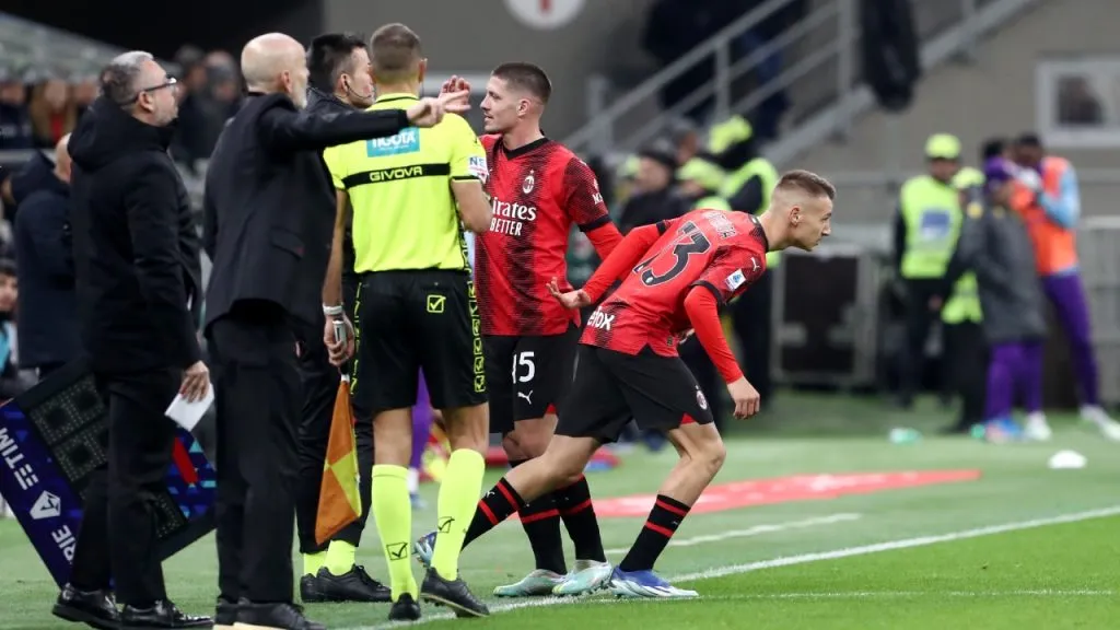 Francesco Camarda y su histórico ingreso en Milan vs Fiorentina.