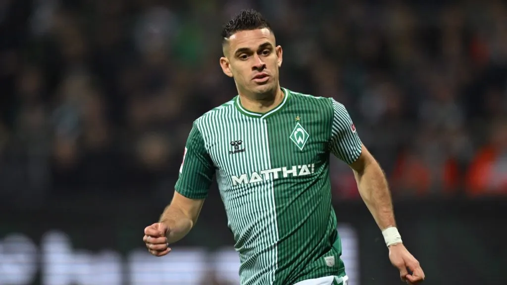 Rafael Santos Borré, ahora está a préstamo en Werder Bremen.