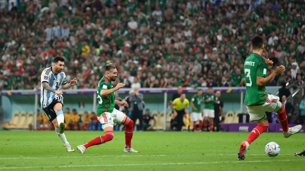 Zurdazo de Messi, para abrir un partido que se había puesto muy complicado (Getty Images)