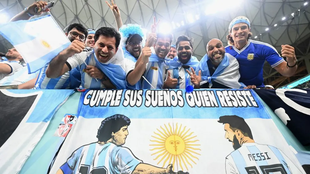 La leyenda de la bandera, casi un presagio de lo que iba a suceder (Getty Images)