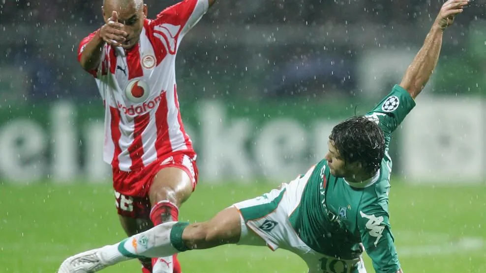 Ledesma en Europa, jugando en Grecia. Getty Images