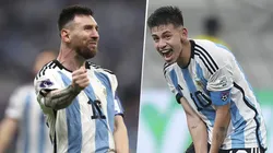 En las redes comparan un gol de Lionel Messi con uno de Echeverri.