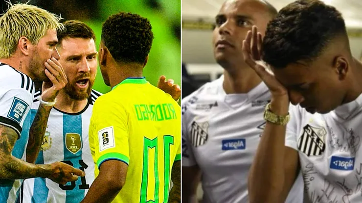 El padre de Rodrygo Goes, irónico, salió al cruce de Messi: "El santo..."