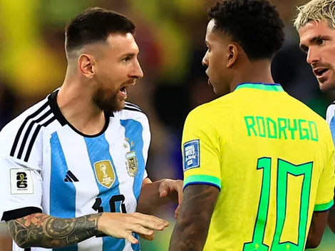 "Cobardes...", lo que se dijeron Messi y Rodrygo, palabra por palabra