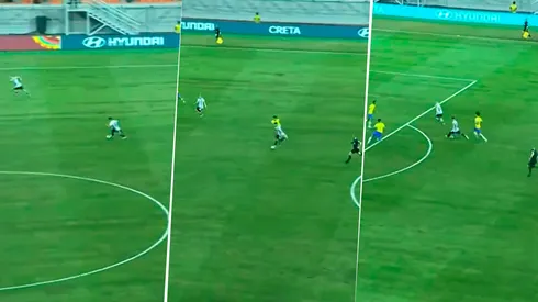 Corrida memorable y golazo de Echeverri.