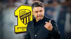 Marcelo Gallardo dijo que el idioma no es un obstáculo para comunicarse con sus dirigidos en el Al Ittihad. Getty Images