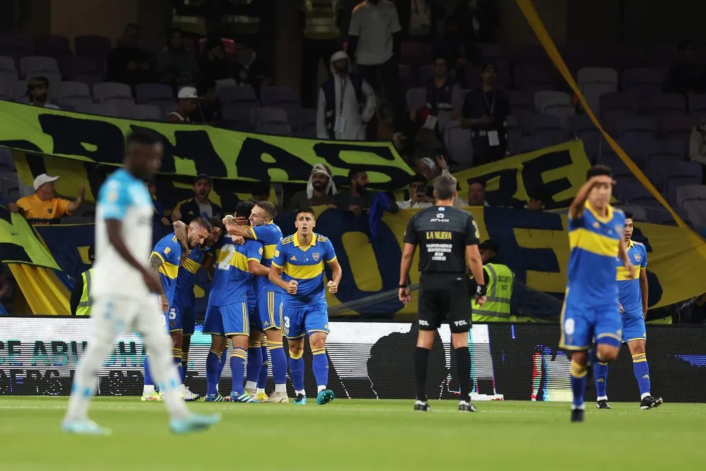 Ante Racing, Roncaglia hizo el primer gol de Boca en 2023. (Foto: Getty Images)