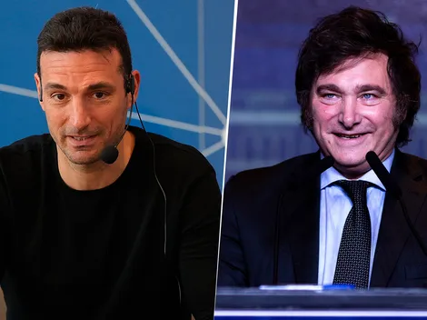 Inesperado: Milei salió a bancar a Scaloni y se comparó con él