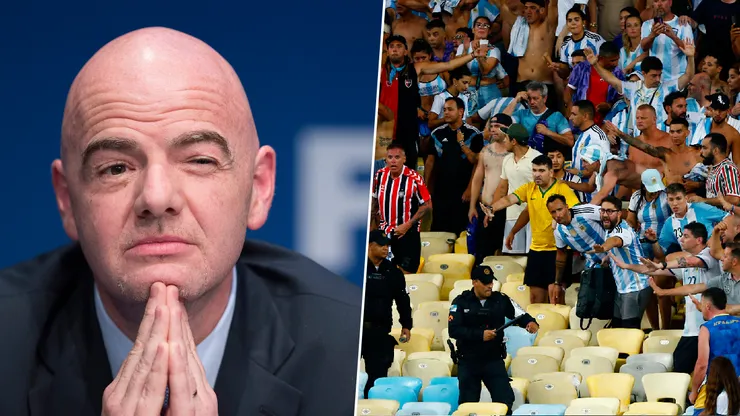El máximo mandatario del fútbol no esquivó la polémica de las Eliminatorias.