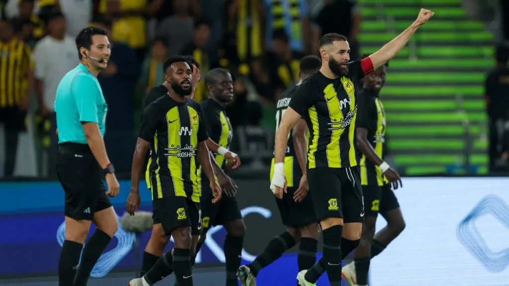 Las figuras de Al Ittihad, con Karim Benzema a la cabeza.