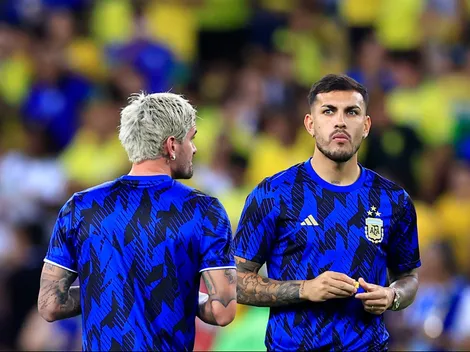 No se vio: el obsceno gesto de Paredes a la hinchada de Brasil tras la victoria de Argentina