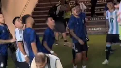 El momento de la reacción de Di María.