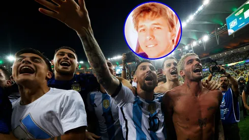 Giorgio Armas estuvo al pendiente del triunfo de Argentina ante Brasil en el Maracaná.