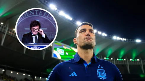 El like de Milei sobre la posible salida de Scaloni de la Selección