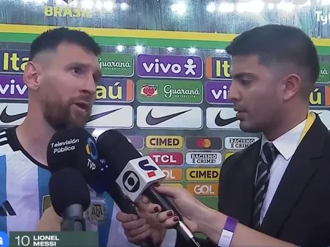 Messi no se calló y apuntó contra la policía brasileña por la represión en Brasil vs Argentina