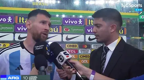 Messi no se calló y apuntó contra la policía brasileña por la represión en Brasil vs Argentina