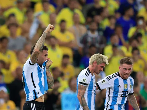 VIDEO | El gol de Otamendi que rompió el cero en el Maracaná y el gesto a los hinchas brasileños