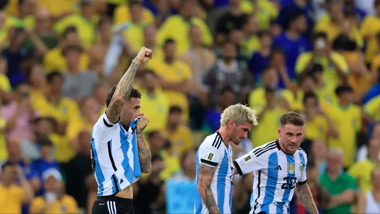 VIDEO | El gol de Otamendi que rompió el cero en el Maracaná y el gesto a los hinchas brasileños
