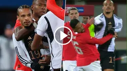 Brutal ataque de Sané a Mwene.