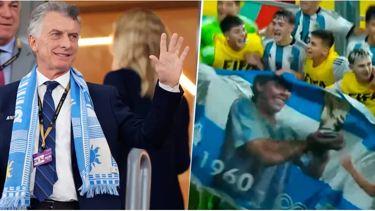 La Selección Argentina Sub 17 le "respondió" a Mauricio Macri por haber dicho que la "época" de Diego Maradona "terminó". Getty Images.
