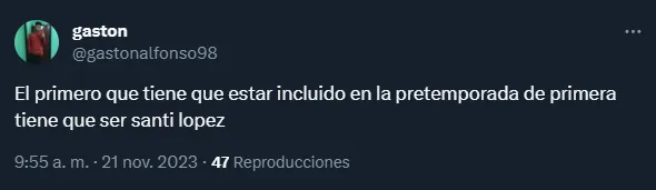 Hinchas de Independiente le piden a Tévez que López haga la pretemporada.