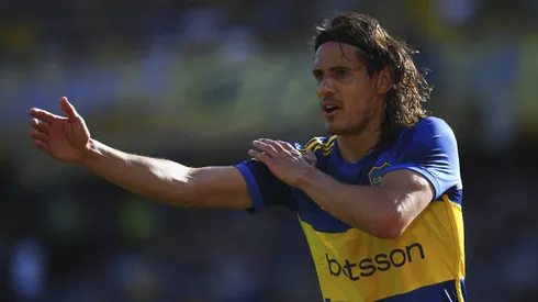 Edinson Cavani todavía no explotó en Boca.