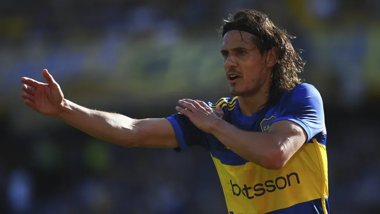 Edinson Cavani todavía no explotó en Boca.