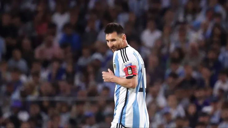 Messi se prepara para el partido ante Brasil.