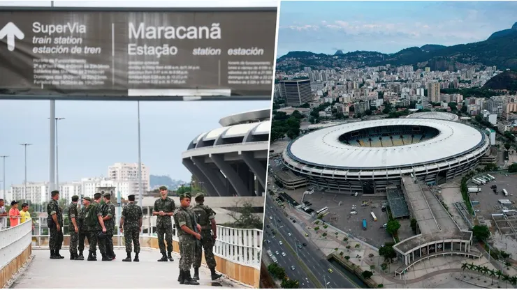 Casi dos mil efectivos de seguridad estarán a disposición del Brasil vs. Argentina que se jugará este martes 21 de noviembre en el Maracaná. Getty Images.