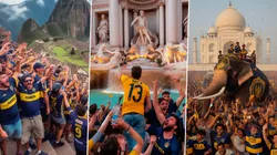 La IA simuló cómo los hinchas de Boca llenarían sitios turísticos.