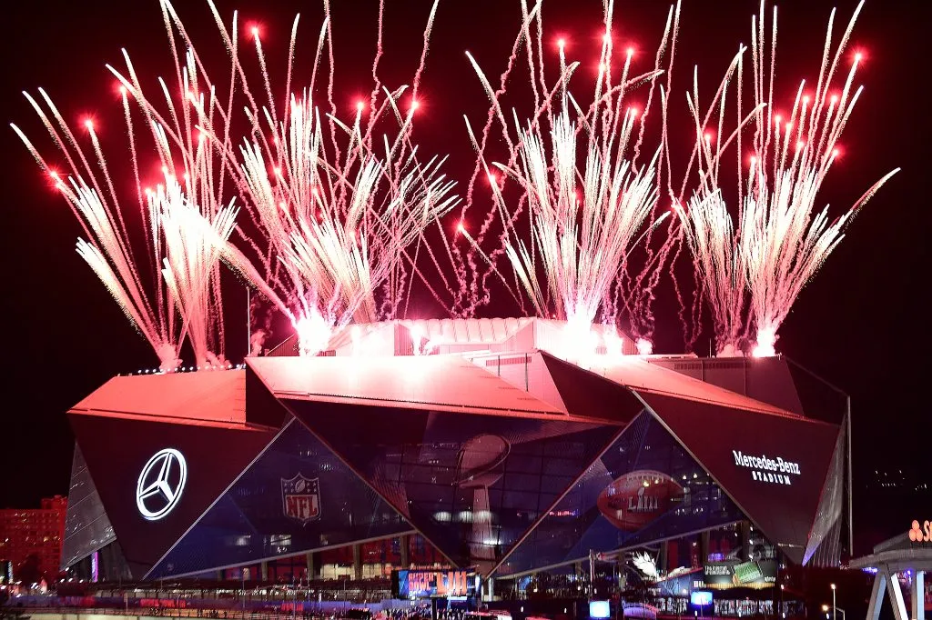 El Mercedes Benz Stadium en Atlanta. (Foto: Getty)