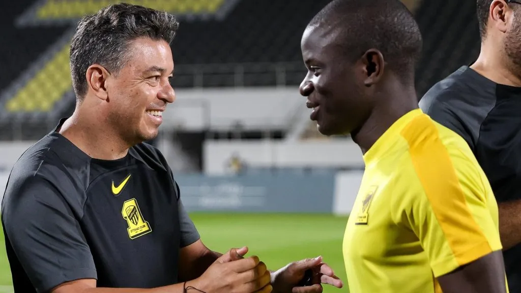 N’Golo Kanté, otra de las figuras del Al-Ittihad. Foto: Al-Ittihad