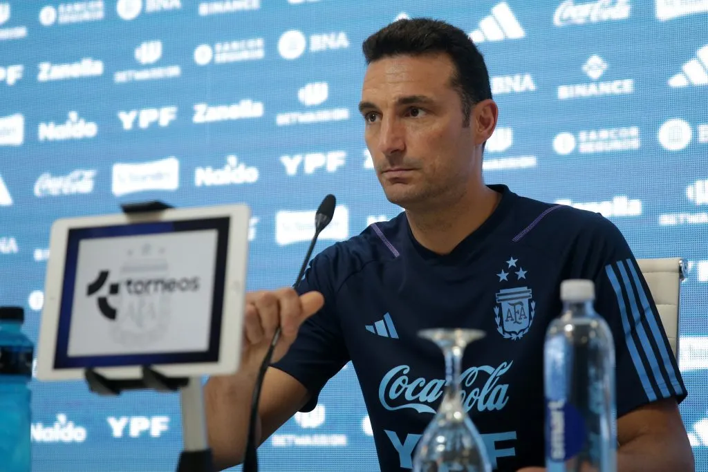 Lionel Scaloni puso en duda su continuidad. (Foto: Argentina)