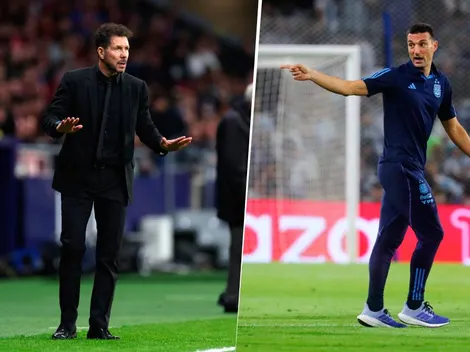 ¿El Cholo se bajó de la chance de suplantar a Scaloni?