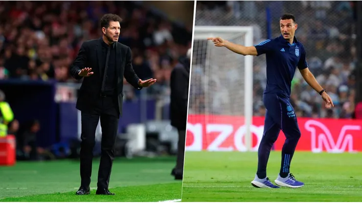 Diego Simeone dijo que está cómodo en Madrid dirigiendo al Atlético. Getty Images.