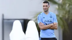 Lionel Scaloni oscila entre un 4-3-3 y un 4-4-2 para enfrentar a Brasil por Eliminatorias. Getty Images.