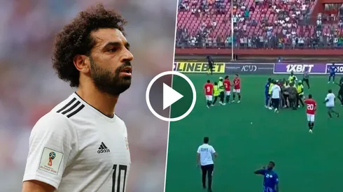 Terrible susto para Salah en Sierra Leona.