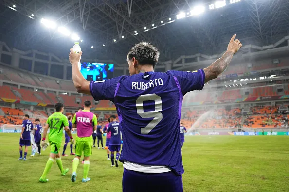 Ruberto celebró un gol en cada partido de Argentina en el Mundial de Indonesia.