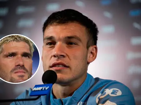 Tras cruzarse con De Paul, Ugarte apareció en las redes