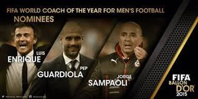 La terna 2015 a mejor entrenador.