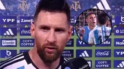Messi habló sobre el gesto de Ugarte y disparó contra el uruguayo.