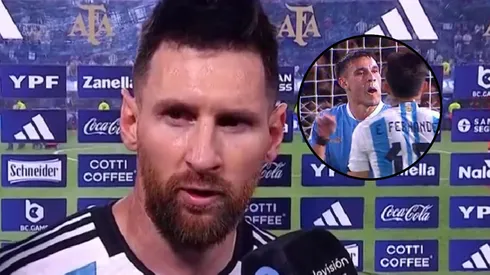 Messi habló sobre el gesto de Ugarte y disparó contra el uruguayo.