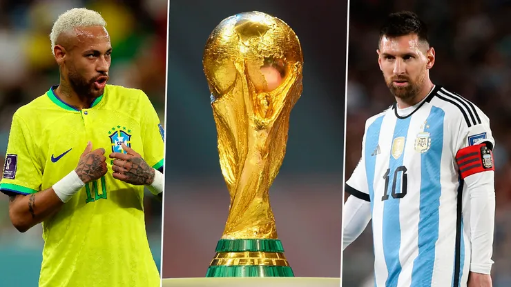 Neymar y Messi empujan a sus países hacia el Mundial 2026.
