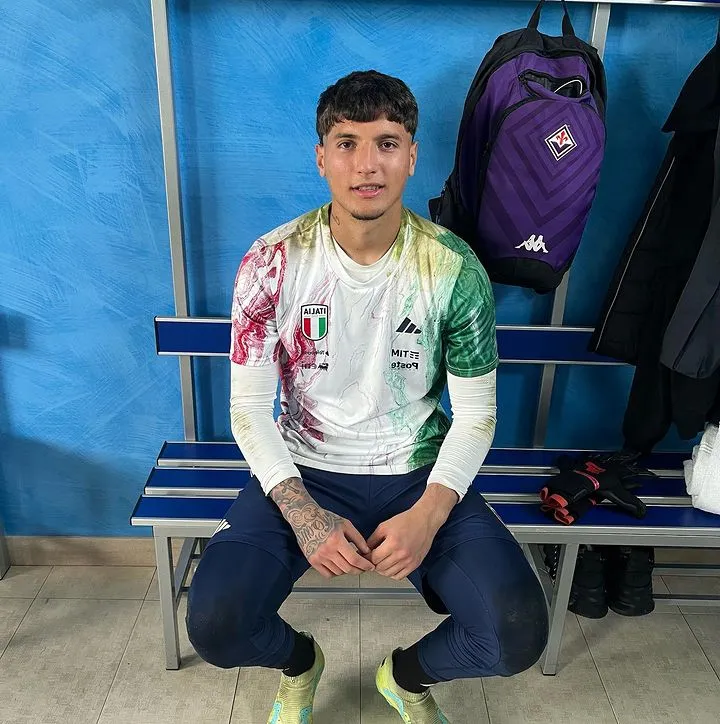 Lucas López, el arquero argentino que entrenó con la Selección de Italia.