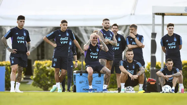 La Selección Argentina se entrena en Ezeiza