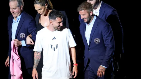 David Beckham está encantado de tener a Lionel Messi en Miami.