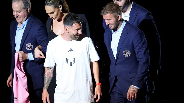David Beckham está encantado de tener a Lionel Messi en Miami.
